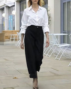 Stylish Pleated Tapered Daily Pants